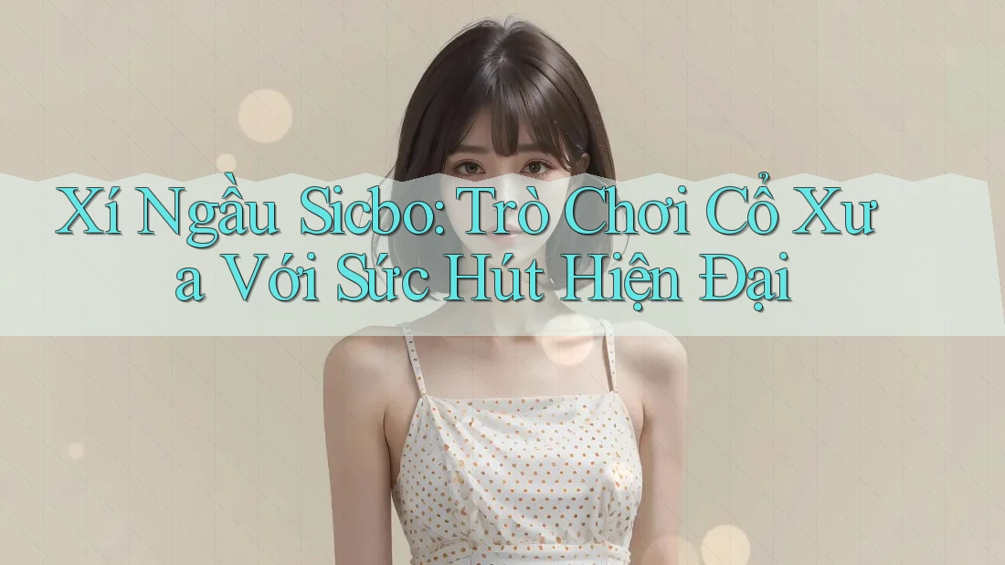 Xí Ngầu Sicbo: Trò Chơi Cổ Xưa Với Sức Hút Hiện Đại